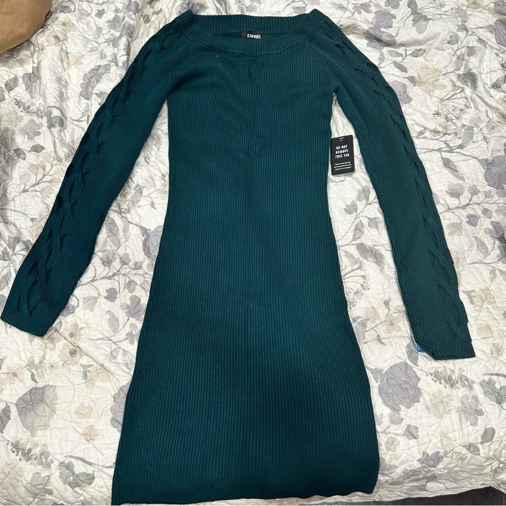 Express sweater dress long sleeves